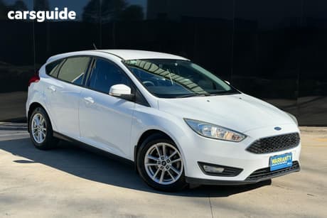 White 2017 Ford Focus Hatchback Trend