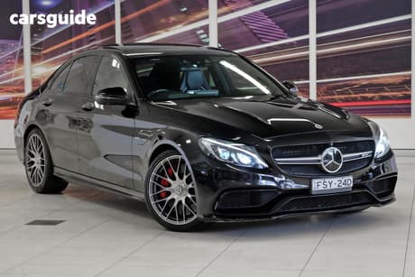 Black 2017 Mercedes-Benz C63 Sedan S