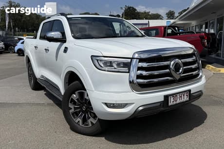 White 2023 GWM UTE Dual Cab Utility Cannon-L (4X4)