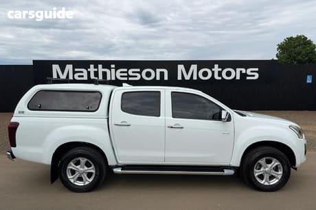 White 2019 Isuzu D-MAX Crew Cab Utility Ls-U Hi-Ride (4X2)