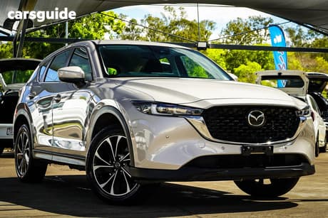 Silver 2024 Mazda CX-5 Wagon G25 Touring (Awd)