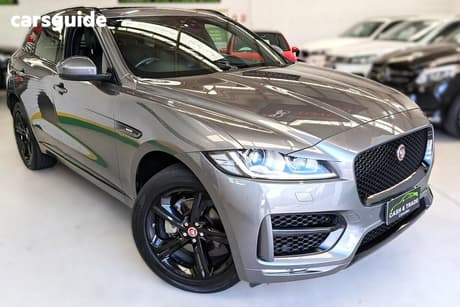 Grey 2018 Jaguar F-Pace Wagon 25D R-Sport Awd (177Kw)