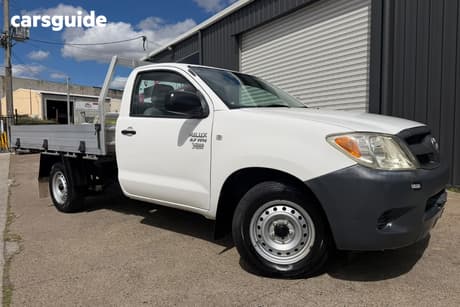 White 2007 Toyota Hilux Cab Chassis Workmate