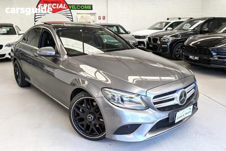 Grey 2018 Mercedes-Benz C300 Sedan