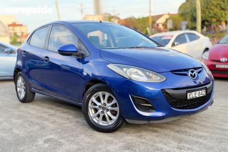 Blue 2010 Mazda 2 Hatchback Neo