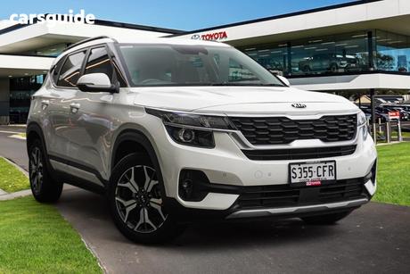 White 2020 Kia Seltos Wagon Sport+ (Fwd)