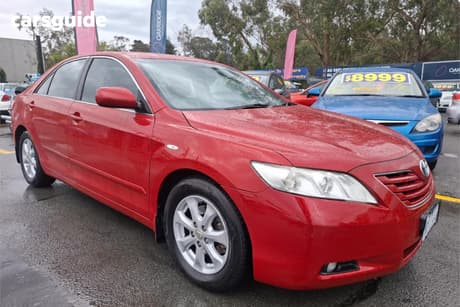 Red 2008 Toyota Camry Sedan Ateva