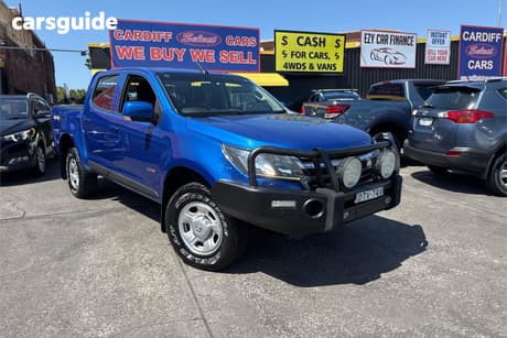 Blue 2017 Holden Colorado Crew Cab Pickup Ls (4X4)