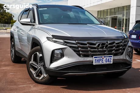 Silver 2022 Hyundai Tucson Wagon Highlander (Fwd)