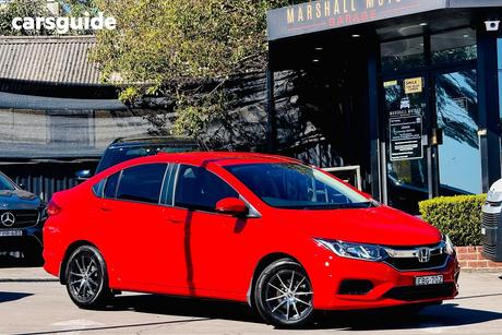 Red 2019 Honda City Sedan Vti
