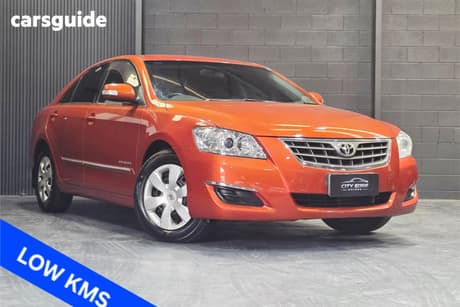 Orange 2009 Toyota Aurion Sedan At-X