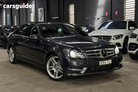 Grey 2013 Mercedes-Benz C250 Sedan Avantgarde Be