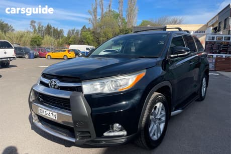 Black 2016 Toyota Kluger Wagon Gx (4X2)
