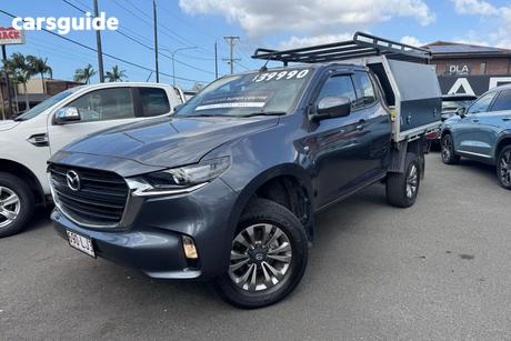 Grey 2024 Mazda BT-50 Freestyle Cab Chassis Xt (4X4)