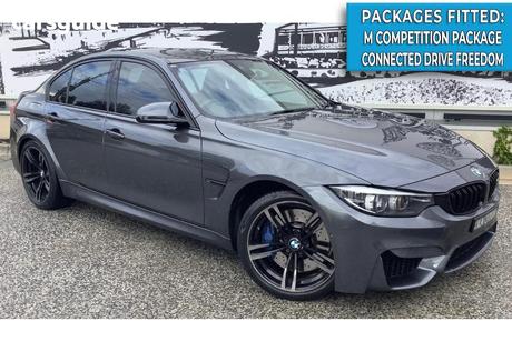Grey 2017 BMW M3 Sedan Competition