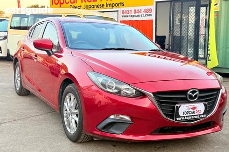 Red 2014 Mazda 3 Hatchback Maxx