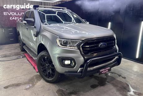 Silver 2021 Ford Ranger Double Cab Pick Up Wildtrak 2.0 (4X4)