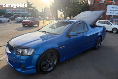 Blue 2011 Holden Commodore Utility Sv6