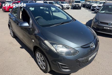 Grey 2011 Mazda 2 Hatchback Neo