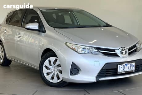 Silver 2013 Toyota Corolla Hatchback Ascent