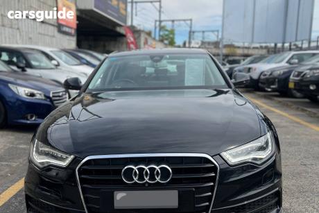 Black 2015 Audi A6 Sedan 2.0 Tdi