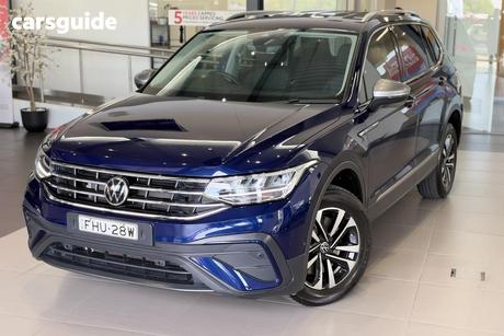 Blue 2022 Volkswagen Tiguan Wagon Allspace 162Tsi Adventure