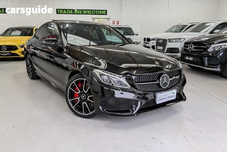 Black 2018 Mercedes-Benz C43 Sedan 43