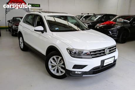 White 2018 Volkswagen Tiguan Wagon 132 Tsi Comfortline