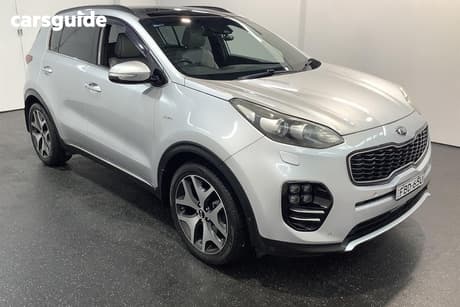 Silver 2016 Kia Sportage Wagon Platinum (Awd) (Grey Pack)