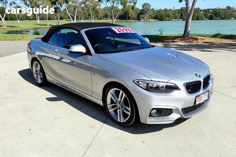 Silver 2015 BMW 220I Convertible M Sport