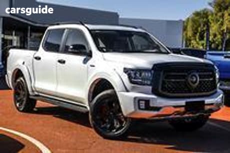 White 2026 GWM Cannon Alpha Dual Cab Utility Ultra Phev (4X4)
