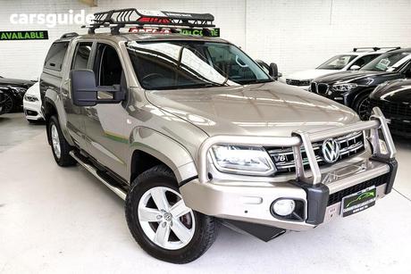 Gold 2017 Volkswagen Amarok Dual Cab Utility V6 Tdi 550 Highline