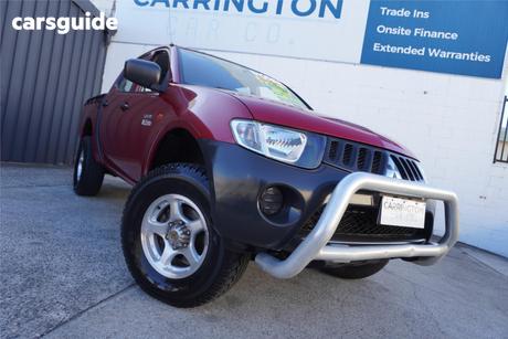 Red 2007 Mitsubishi Triton Double Cab Utility Glx