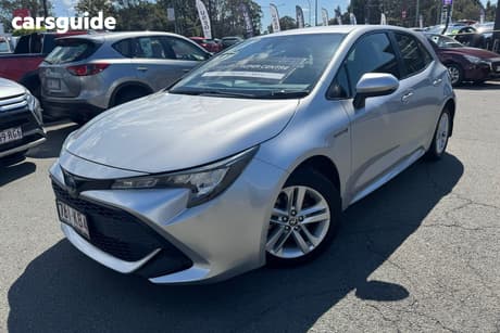 Silver 2021 Toyota Corolla Hatchback Ascent Sport Hybrid