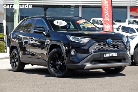Black 2021 Toyota RAV4 Wagon Cruiser (Awd) Hybrid