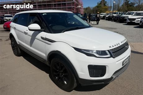 White 2018 Land Rover Range Rover Evoque SUV TD4 110KW SE 4X4