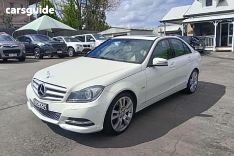 White 2012 Mercedes-Benz C250 Sedan Elegance Be