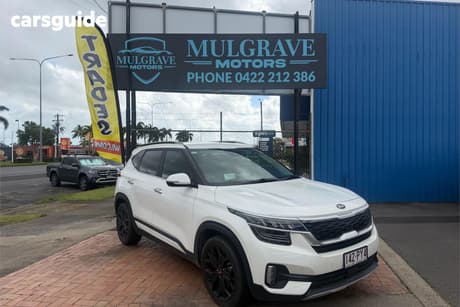 White 2019 Kia Seltos Wagon Gt Line (Awd)