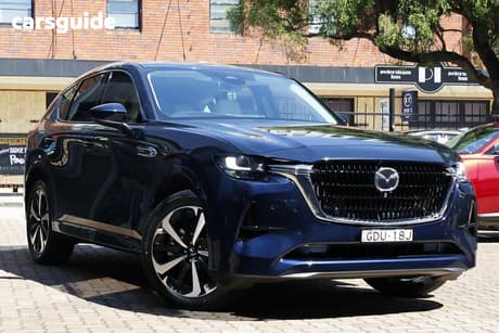 Blue 2023 Mazda CX-60 Wagon G40E Azami Hybrid