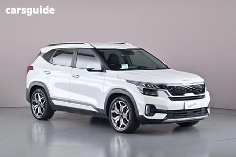 White 2022 Kia Seltos Wagon Gt Line (Fwd) Limited Edition