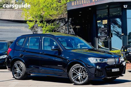 Black 2015 BMW X3 Wagon Xdrive 30D