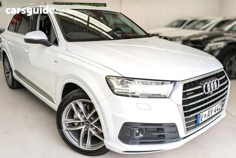 White 2018 Audi Q7 Wagon 50 Tdi Quattro