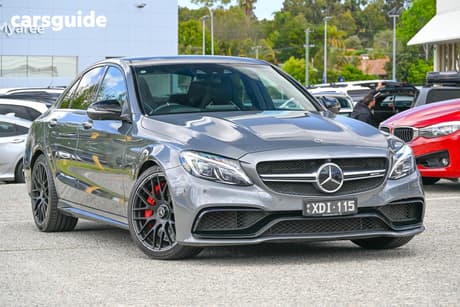 Grey 2017 Mercedes-Benz C63 Sedan S