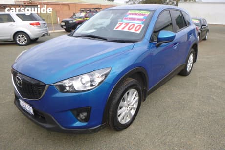 Blue 2013 Mazda CX-5 Wagon Maxx Sport (4X4)