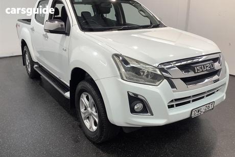 White 2018 Isuzu D-MAX Crew Cab Utility Ls-U Hi-Ride (4X4)