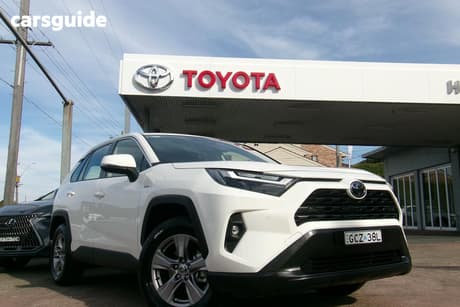 White 2025 Toyota RAV4 Wagon Gx (2Wd) Hybrid