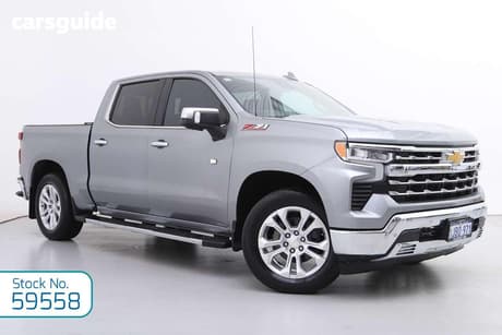 Silver 2023 Chevrolet Silverado Crew Cab Pickup 1500 Ltz Premium Tech Pack