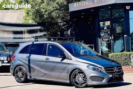 Grey 2017 Mercedes-Benz B250 Hatchback 4Matic