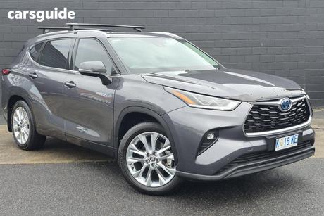 Grey 2022 Toyota Kluger Wagon Grande Hybrid Awd