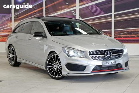 Silver 2016 Mercedes-Benz CLA250 Wagon Sport 4Matic S/Brake